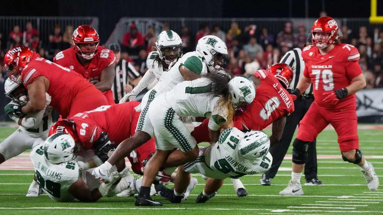UNLV Stuns Hawaii 38-10 to Keep Mountain West Championship Hopes Alive